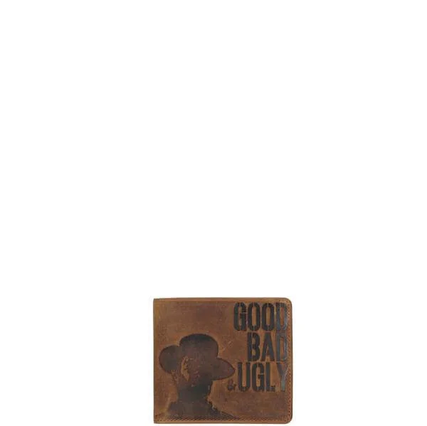 Mustard 'Ugly' Men's Leather Wallet - Tan Image 1