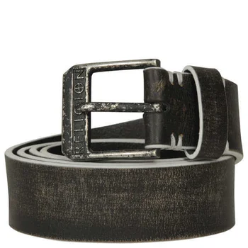 Religion Skinny Leather Belt