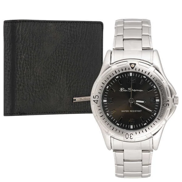 Ben Sherman Watch and Wallet Set Image 1