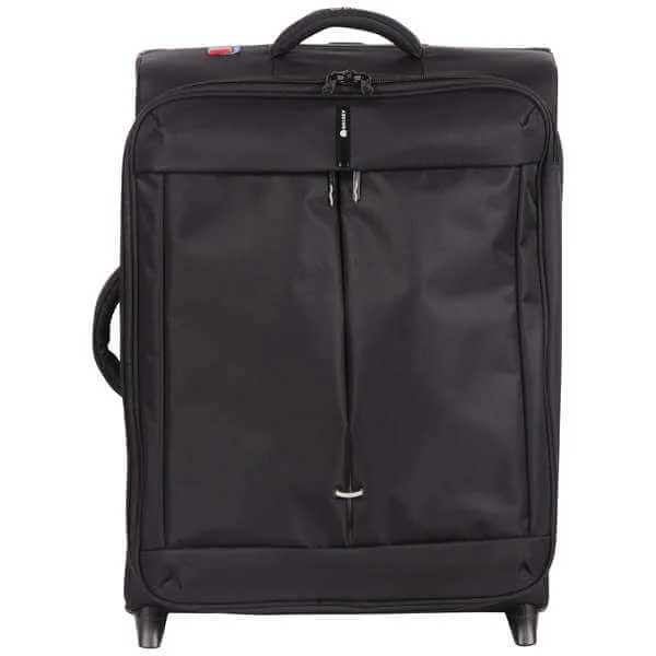 Delsey Fiber Lite 50Cm Expandable Cabin Trolley Case - Black Image 1