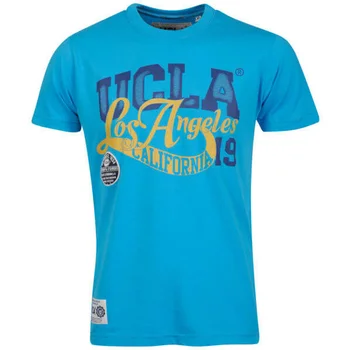 UCLA Men's King Logo Print T-Shirt - Diva Blue