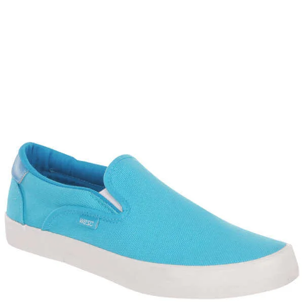 WESC Men's Luiz Slip On Trainer - Mauritius Blue - 7 - Blue Image 1