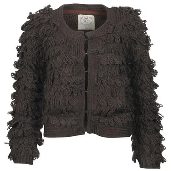 Pepe Women's Zior Fringed Cardigan - Brown Lace