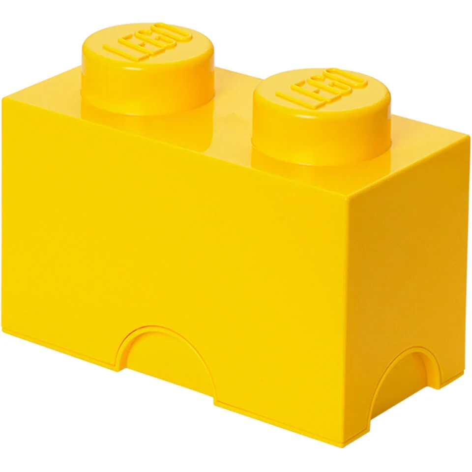 LEGO Storage Brick 2- Yellow Image 1