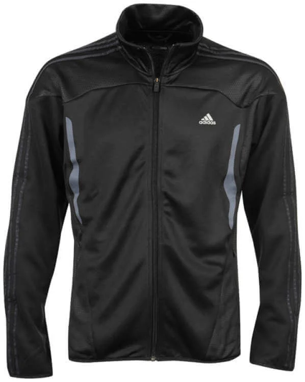 adidas Men's Clima365 Track Top - Black - S - Black Image 1