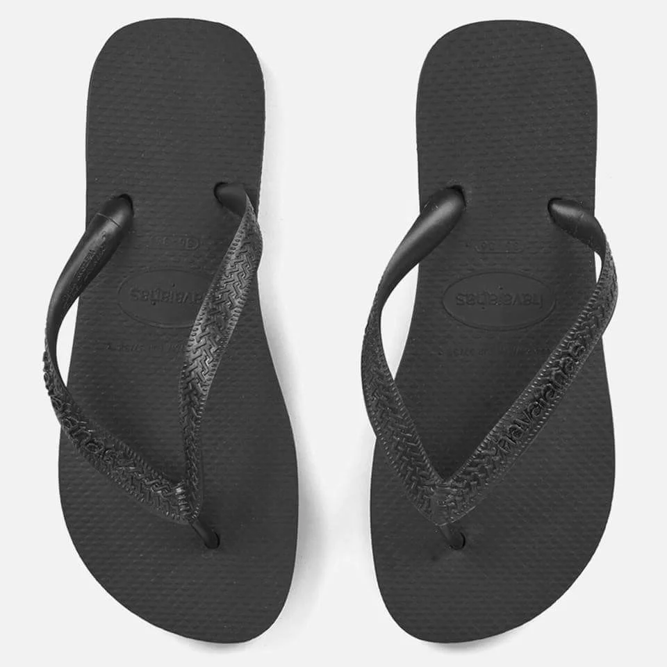 Havaianas Top Flip Flops - Black - EU 35-36/UK 2-3 Image 1
