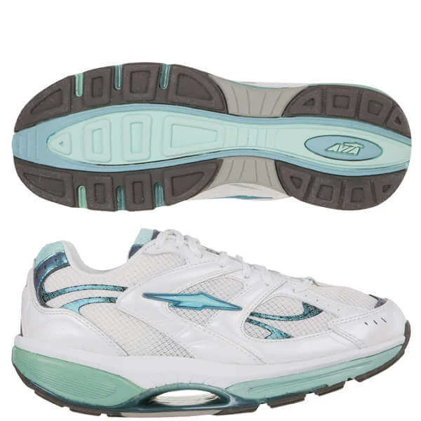 Avia Women's A9000W Athletic Shoes - White/Aqua/Teal - 3.5 - White/Aqua/Teal Image 1