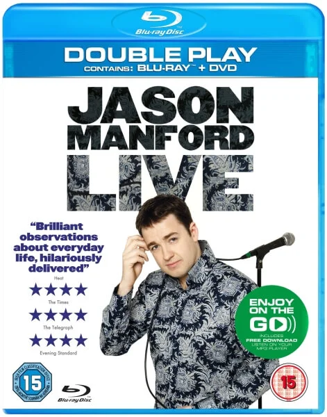 Jason Manford: Live - Double Play (Includes MP3 Copy) Image 1
