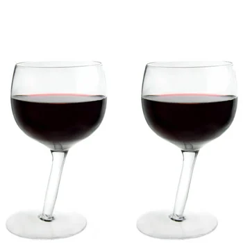 Tipsy Wine Glasses - 2 Pack