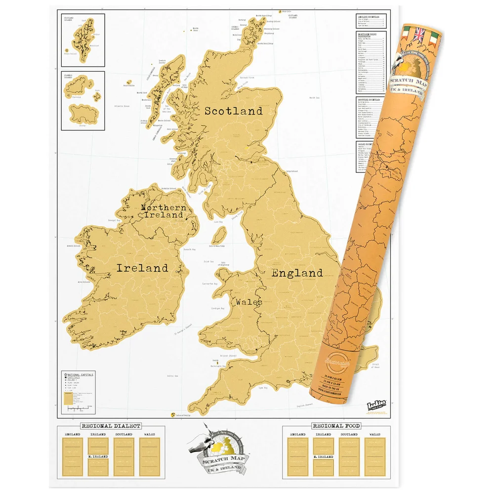 Scratch Map - UK Edition Image 1
