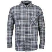 Brave Soul Men's Bate Long Sleeve Shirt - Black