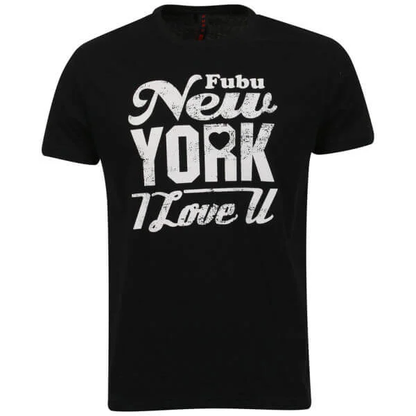 FUBU Men's New York T-shirt - Black - S - Black Image 1