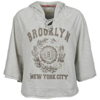 Brave Soul Women's Brooklyn Jersey Sweat - Oatmeal Marl
