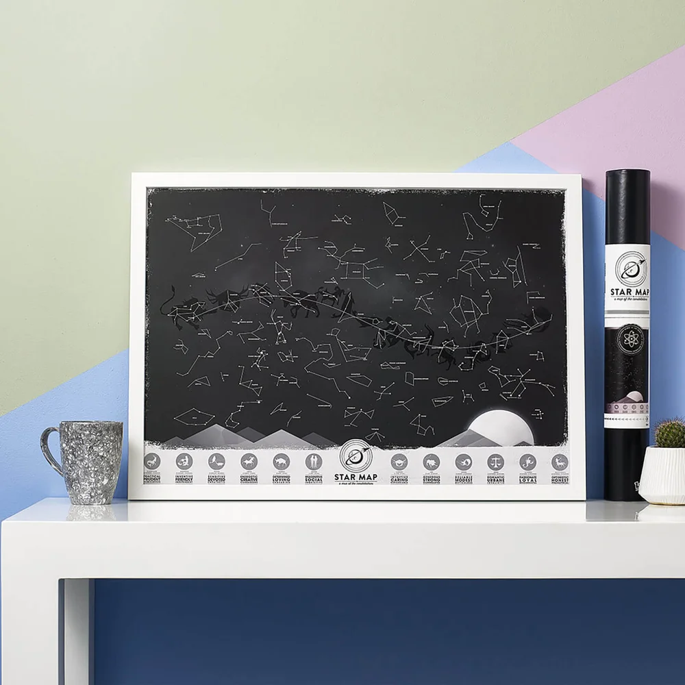 Glow In The Dark Star Map Image 1