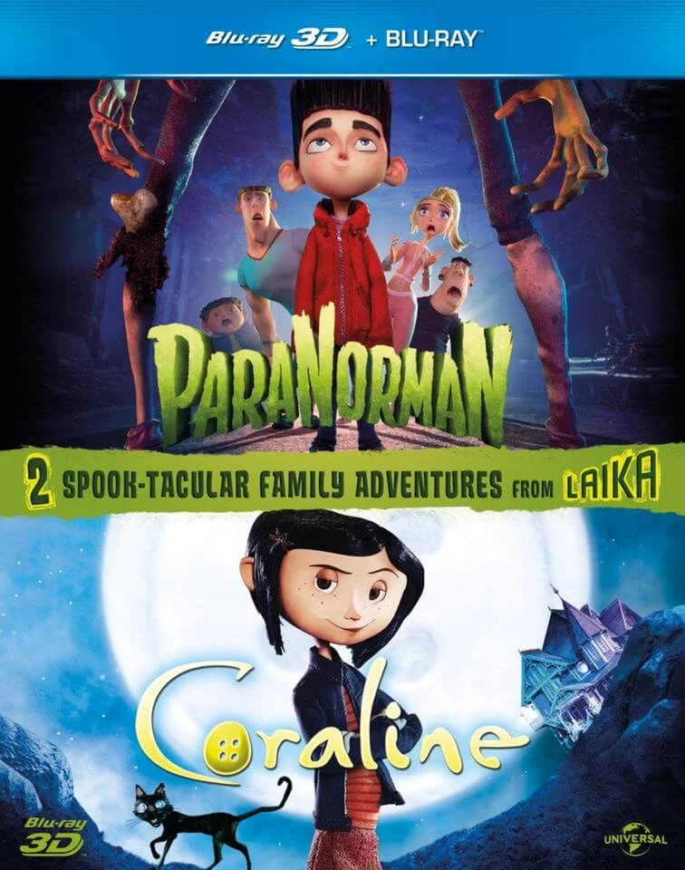 ParaNorman / Coraline (Includes 3D Blu-Ray and 2D Blu-Ray) Image 1