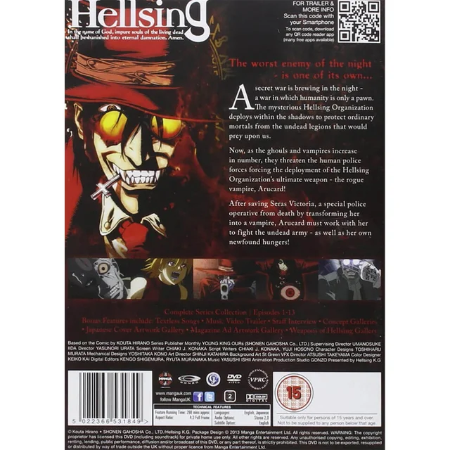 Hellsing - The Complete Original Series Collection