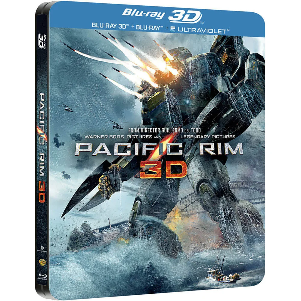 Pacific Rim 3D - Limited Edition Steelbook (Includes 2D Version and UltraViolet Copy) Image 1