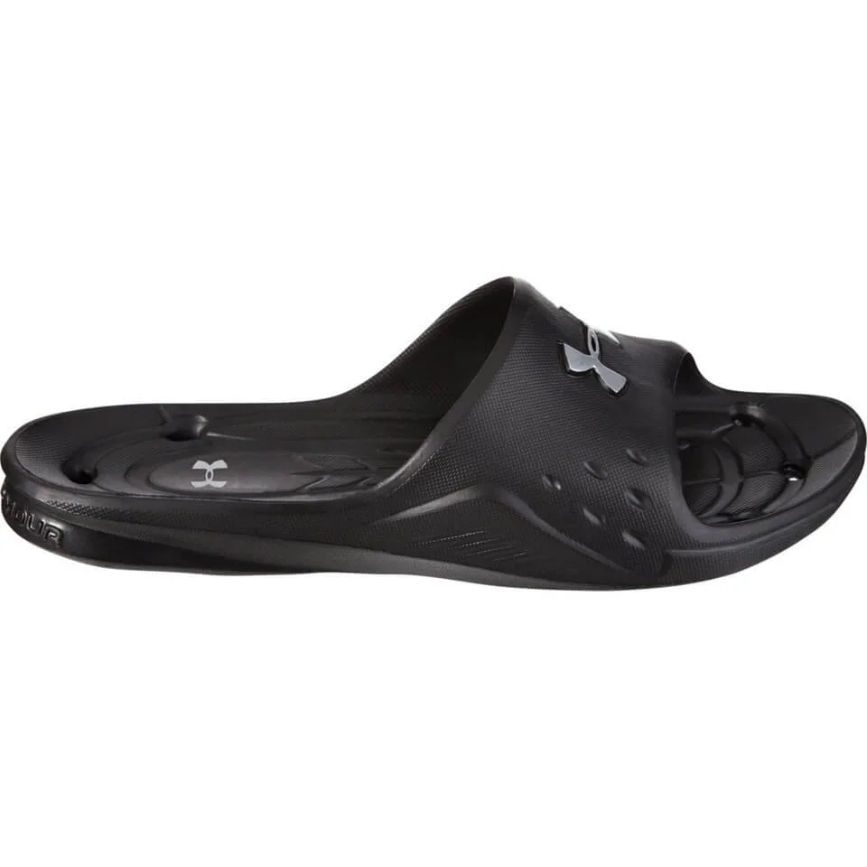 Under Armour Men's M Locker II SL Sandals - Black - 6 - Black Image 1