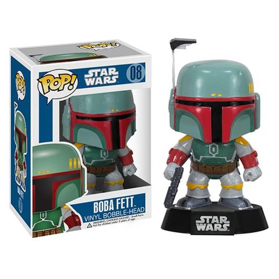 Star Wars Boba Fett Pop! Vinyl Figure Bobblehead Image 1