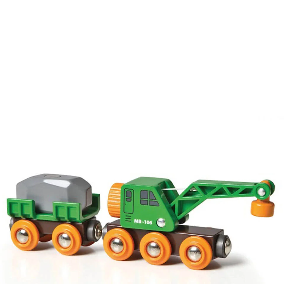 Brio Clever Crane Wagon Image 1