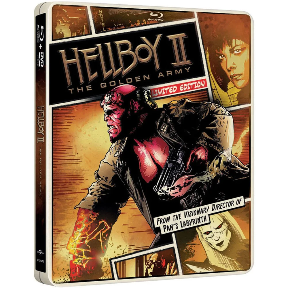 Hellboy II: The Golden Army - Import - Limited Edition Steelbook (Region Free) Image 1