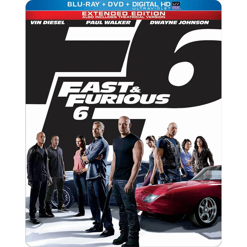 Fast and Furious 6 - Import - Limited Edition Steelbook (Region 1) Image 1