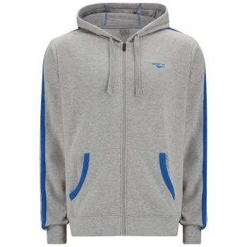 Gola Men's Milford Full Zip Hoody - Grey Marl/Cobalt Blue