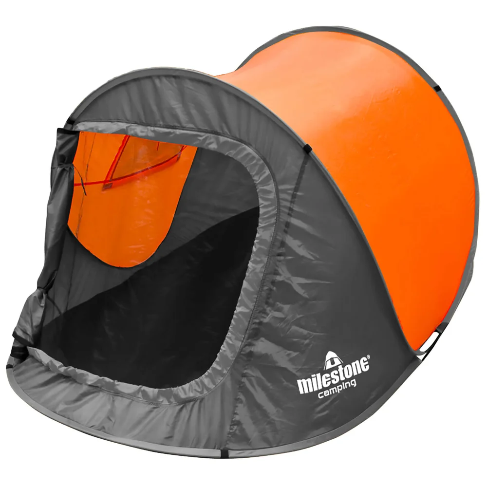 Milestone Camping 2 Man Pop-Up Tent Image 1