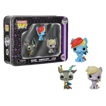 My Little Pony Pocket Mini Pop! Vinyl Figure 3 Pack Tin