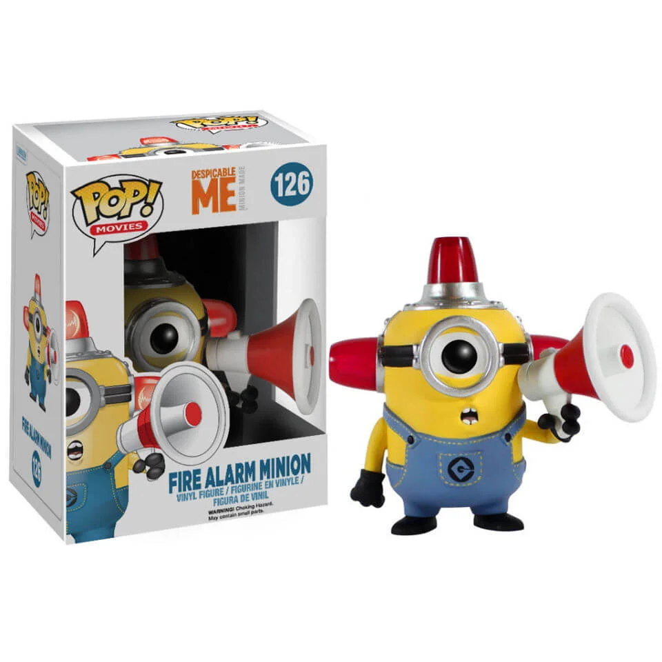 Despicable Me: Fire Alarm Minion - POP! Vinyl Figure Image 1