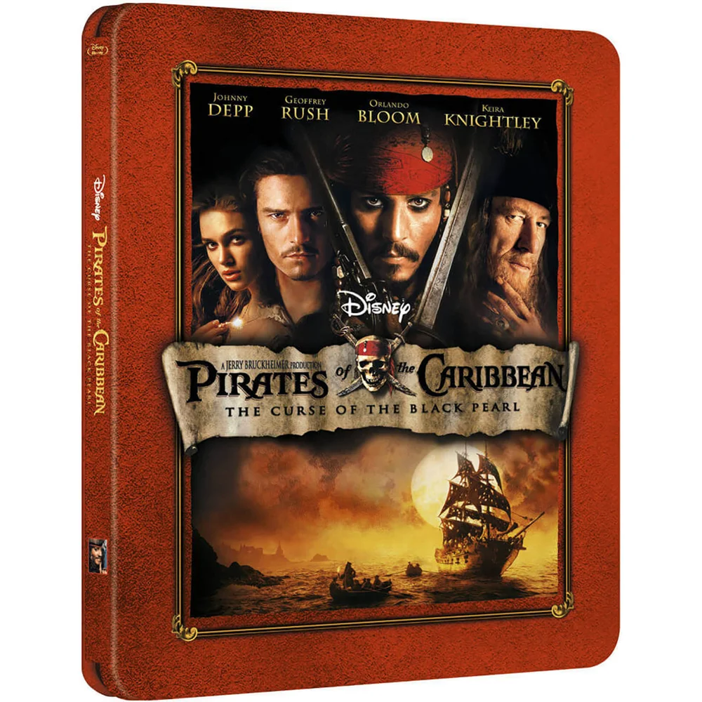 Pirates of the Caribbean: The Curse of the Black Pearl - Zavvi Exclusive Limited Edition Steelbook (3000 Only) Image 1