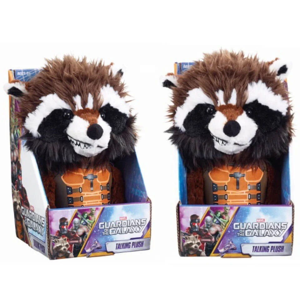Marvel Guardians of the Galaxy Rocket Raccoon Medium Talking Plush Image 1