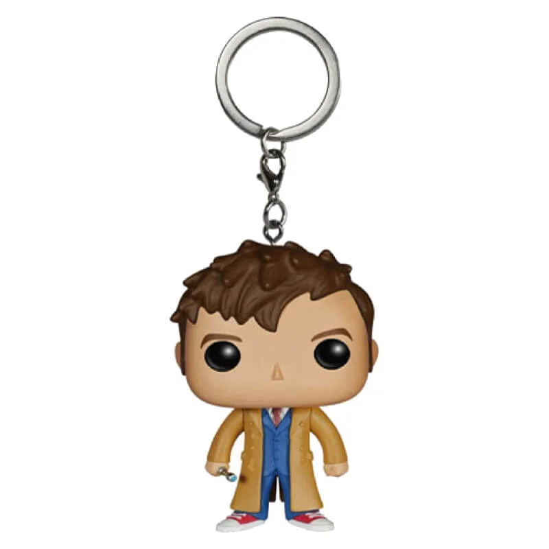 Doctor Who 10th Doctor Pocket Pop! Vinyl Figure Key Chain Image 1