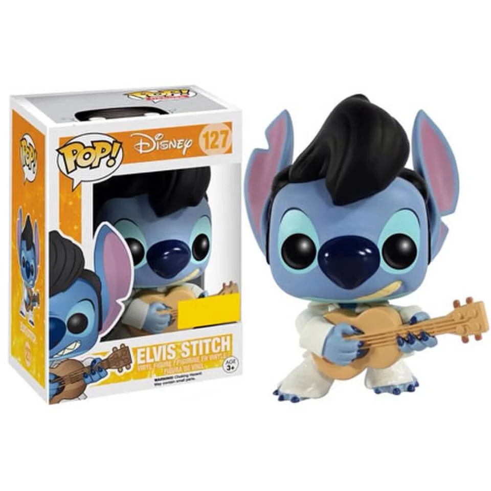 Disney Lilo & Stitch Elvis Stitch Pop! Vinyl Figure Image 1