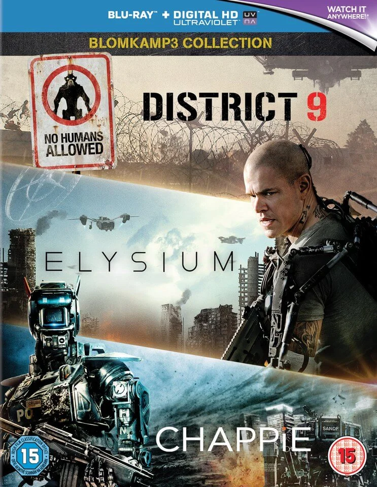 Chappie / District 9 / Elysium Image 1