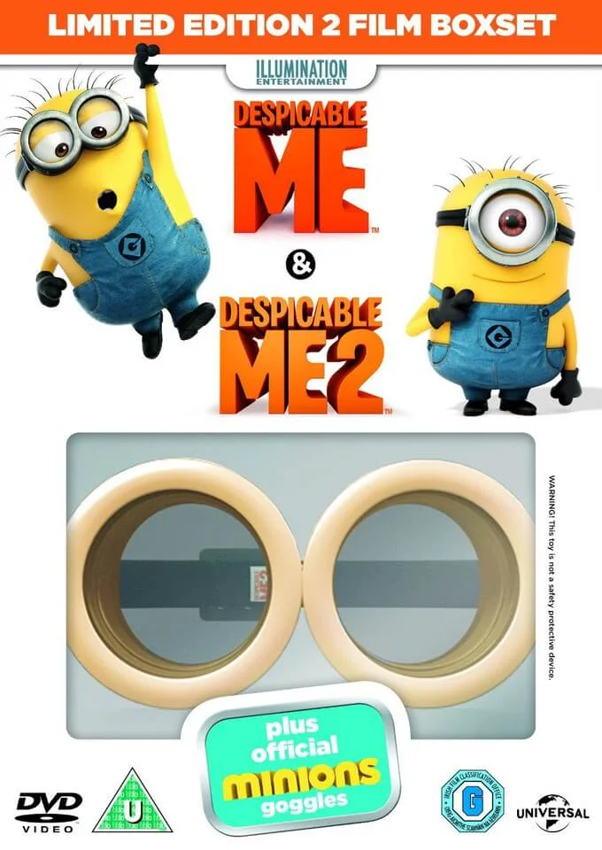 Despicable Me 1 & 2 Minion Limited Edition Goggles Image 1
