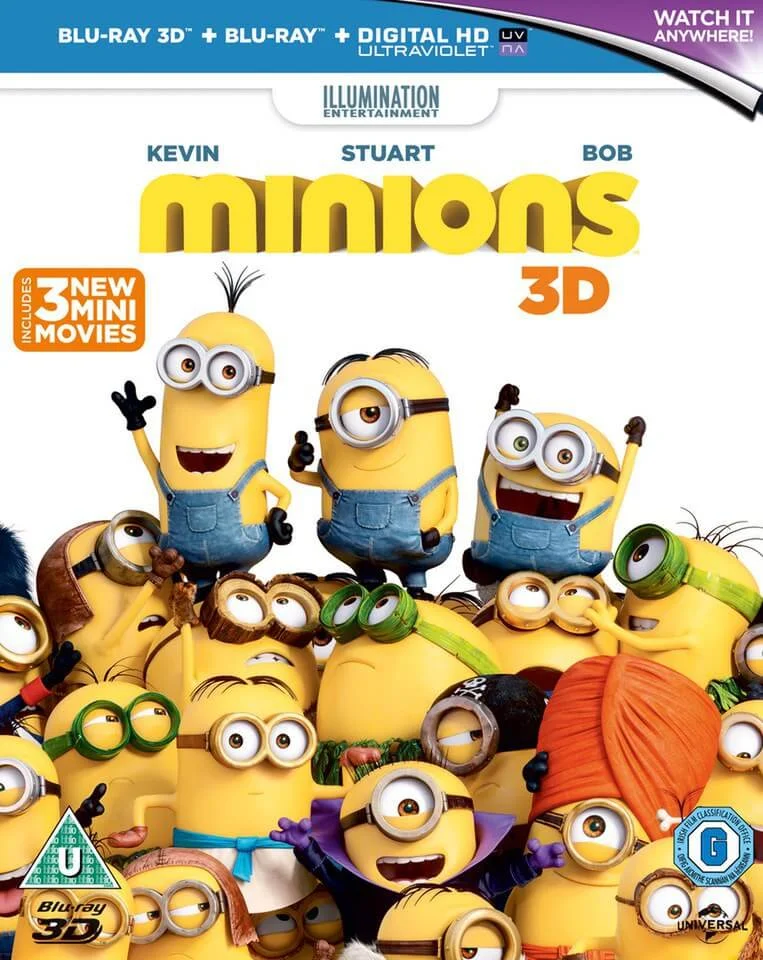 Minions 3D (Includes 2D & Utraviolet Copy) Image 1