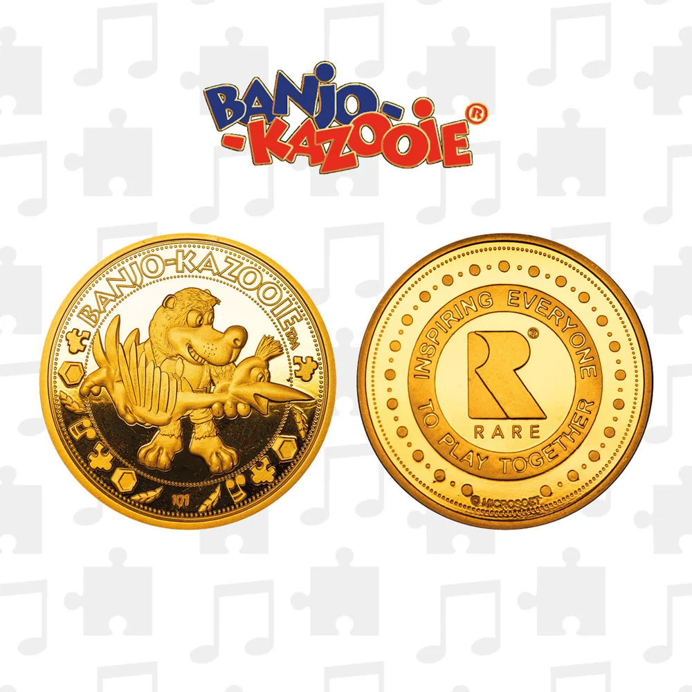 Banjo Kazooie Limited Edition Collectible Coin - Gold Edition Image 1