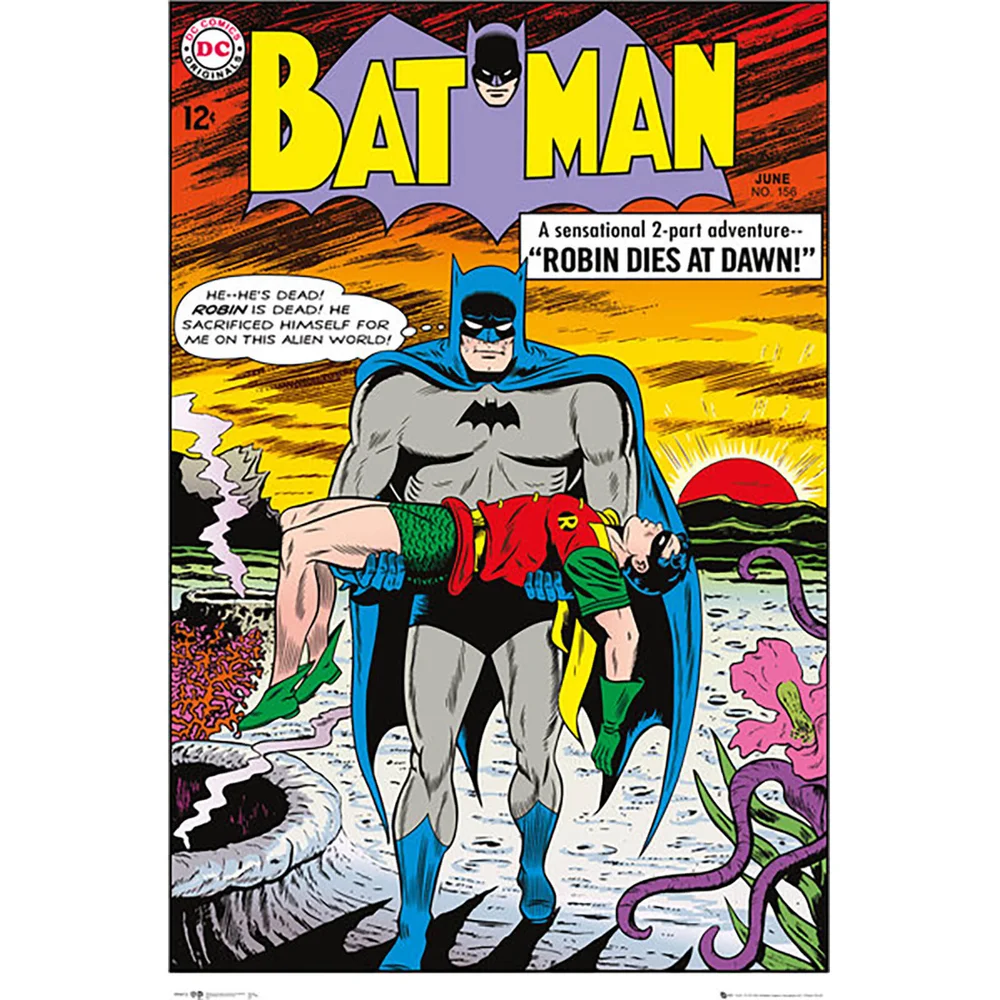 DC Comics Batman Comic Robin Dies at Dawn - 24 x 36 Inches Maxi Poster Image 1