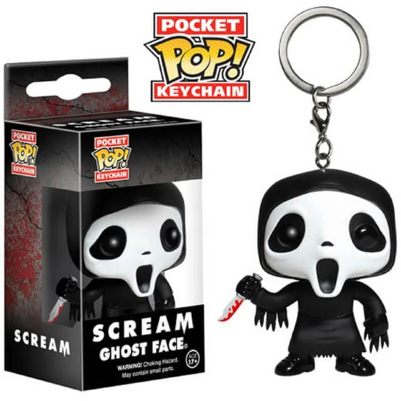 Scream Ghostface Pocket Pop! Vinyl Key Chain Image 1
