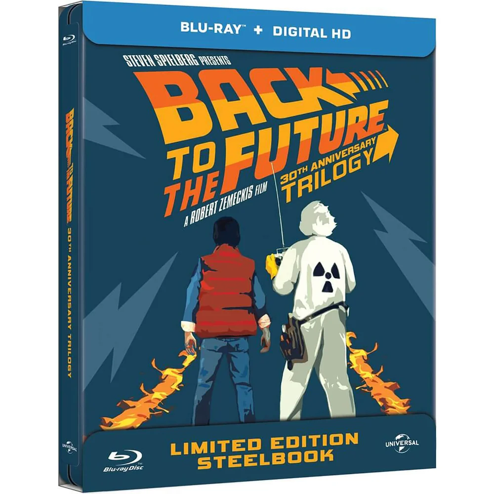 Back to The Future Trilogy - Zavvi Exclusive Limited Edition Steelbook Box Set Image 1