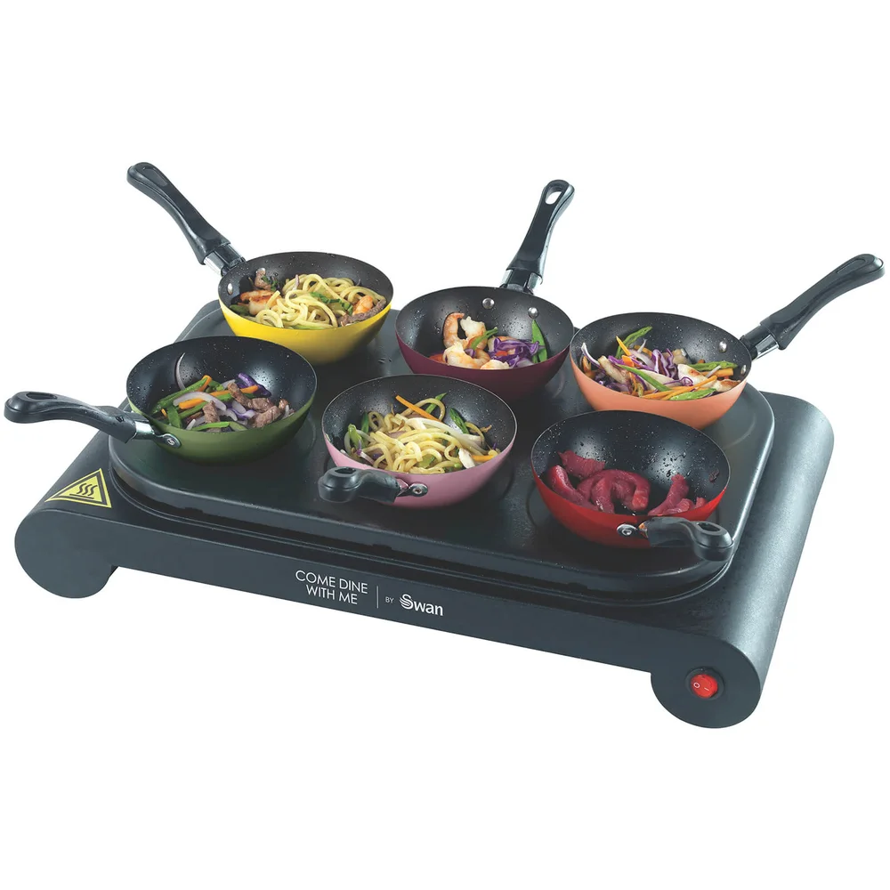 Swan SF23010CDWMN Pancake Maker and Party Wok Image 1