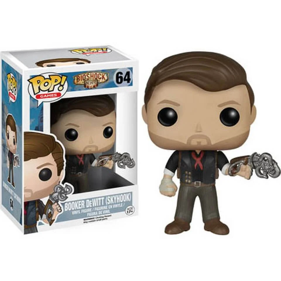 BioShock Infinite Booker DeWitt with Sky-Hook Pop! Vinyl Figure Image 1