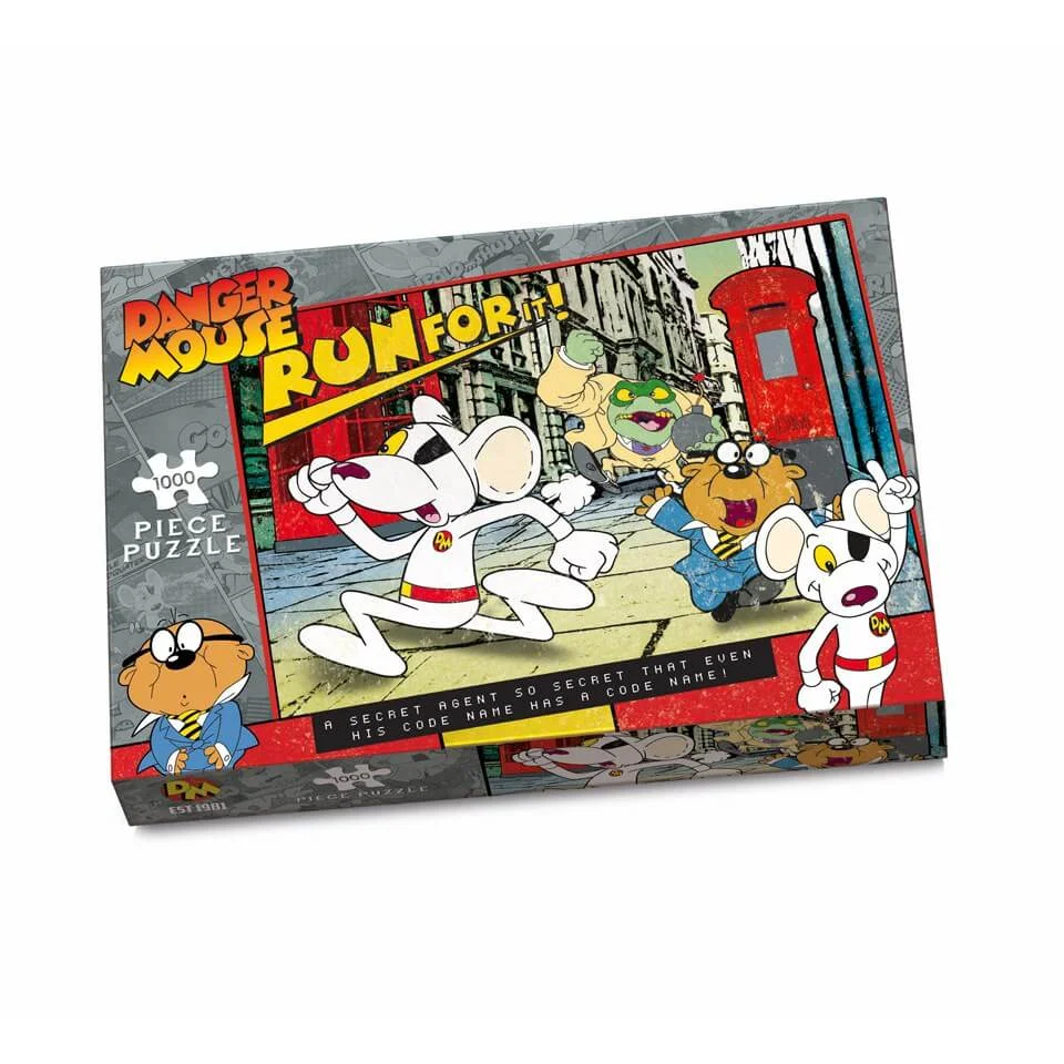 Paul Lamond Games Danger Mouse Run for it Puzzle (1000 Pieces) Image 1