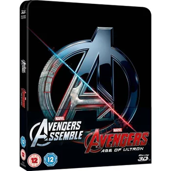 Avengers Double Pack 3D (Includes 2D) ? Zavvi Exclusive Limited Edition Steelbook