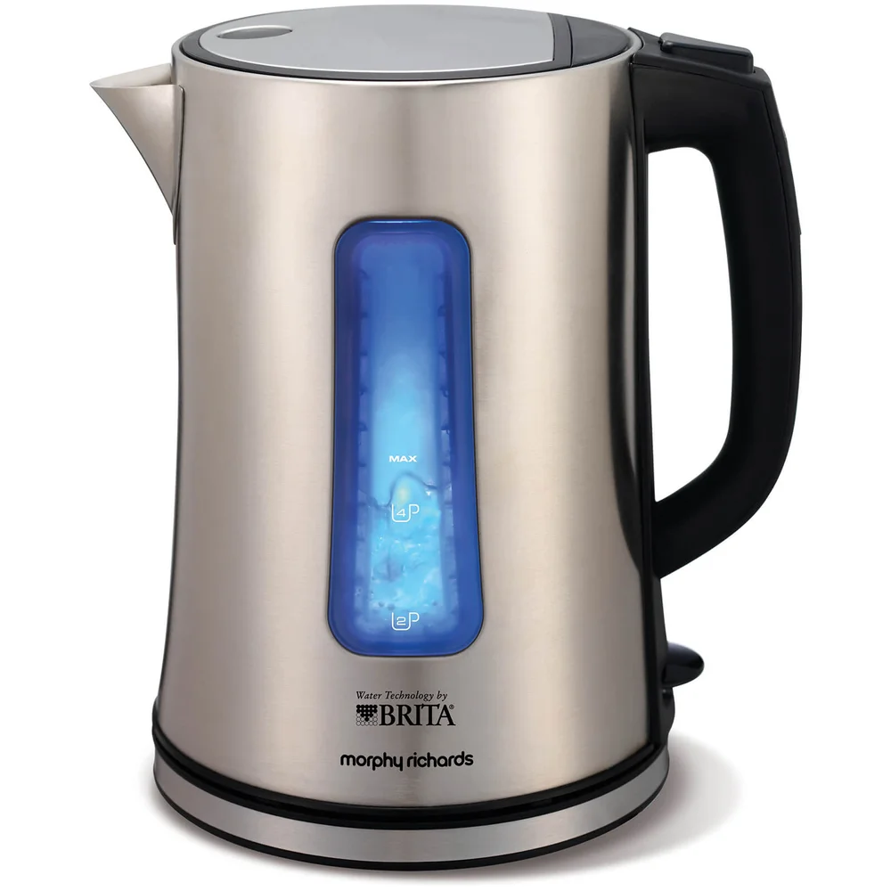 Morphy Richards 43960 BRITA Accents Filter Jug Kettle - Silver Image 1