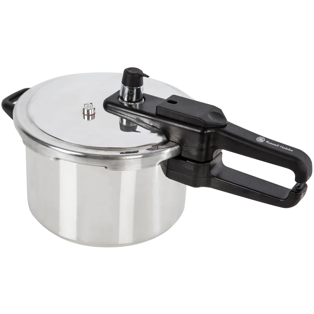 Russell Hobbs RH001 Aluminium Pressure Cooker - Silver - 4L Image 1