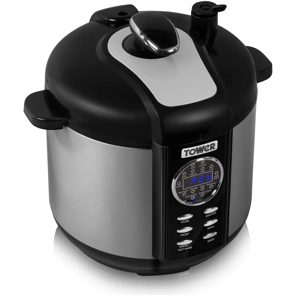 Tower T16008 6L Digital Smoker - Multi Image 1