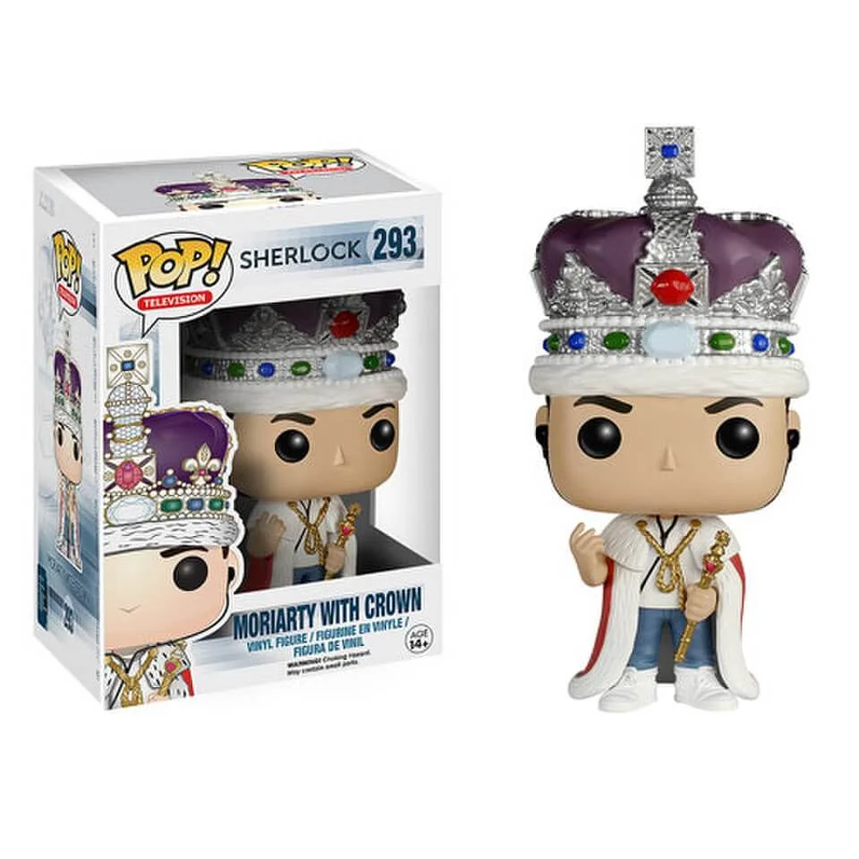 Sherlock Moriarty With Crown Pop! Vinyl Figure Image 1