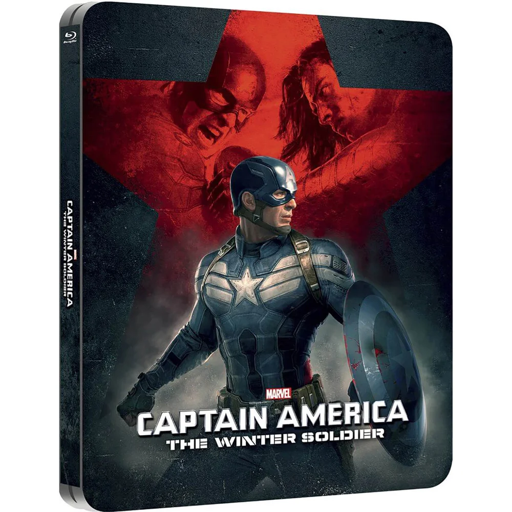 Captain America: The Winter Soldier 3D (Includes 2D Version) - Zavvi Exclusive Lenticular Edition Steelbook Image 1